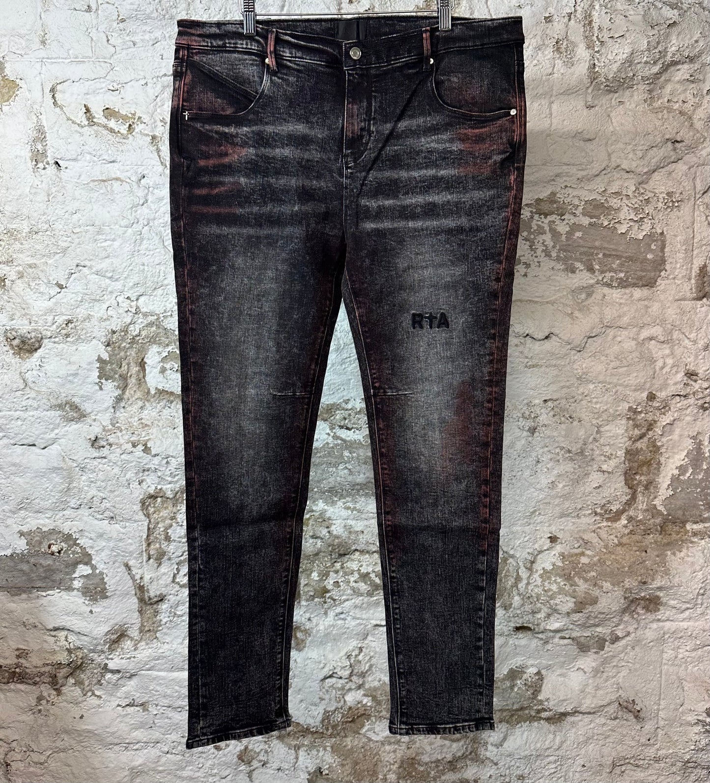 RTA Clayton Acid Skinny Denim Jeans size 32