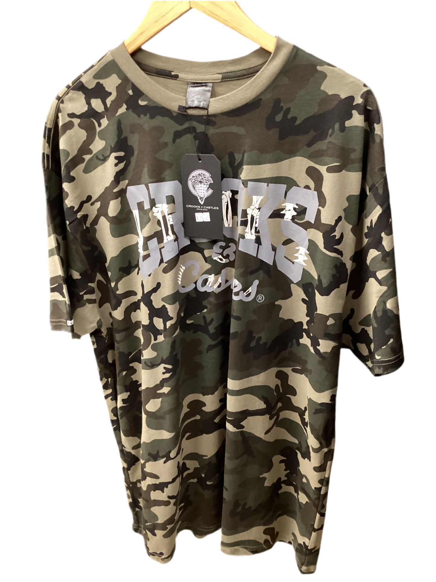 Crooks and Castles Camo Shirt Size M