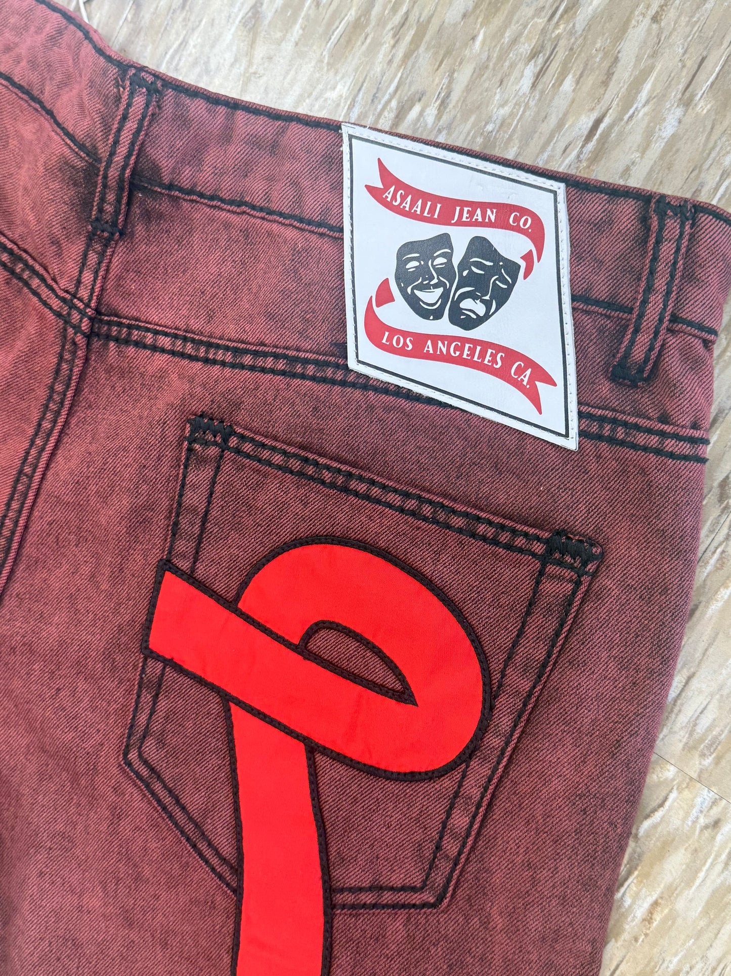 ASAALI 38 red jeans