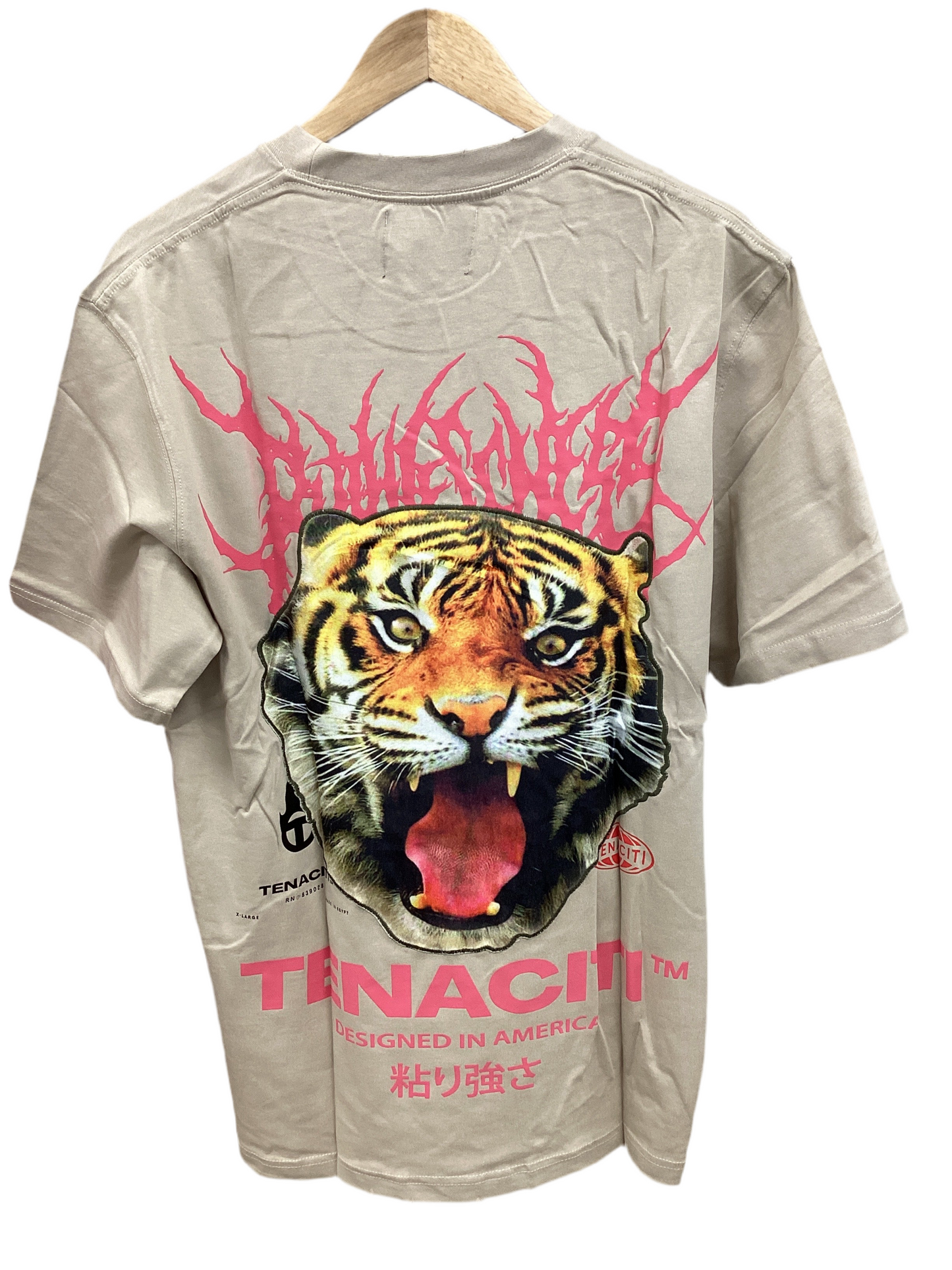 Tan Tiger TENACITI Tee Size L