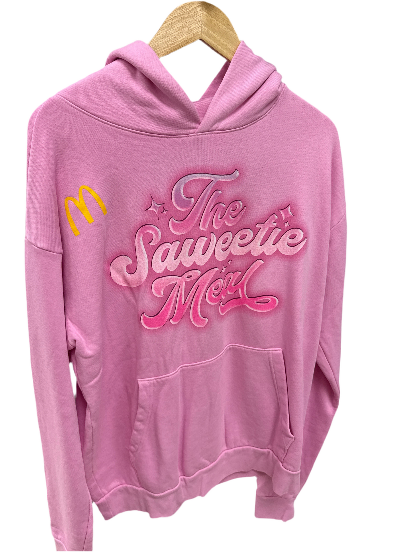 McDonald’s x Saweetie Meal Pink Sweatshirt Size M