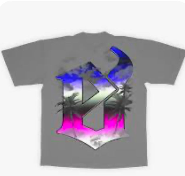 Evil Vice Black Panther Grey Tee Size XL