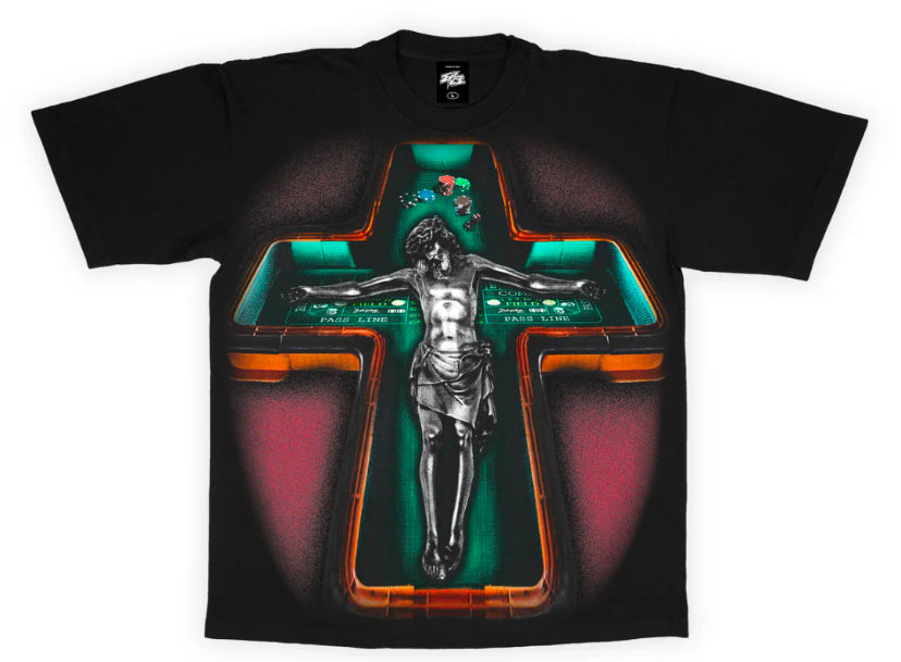Evil Vice Casino Jesus Tee Size XL