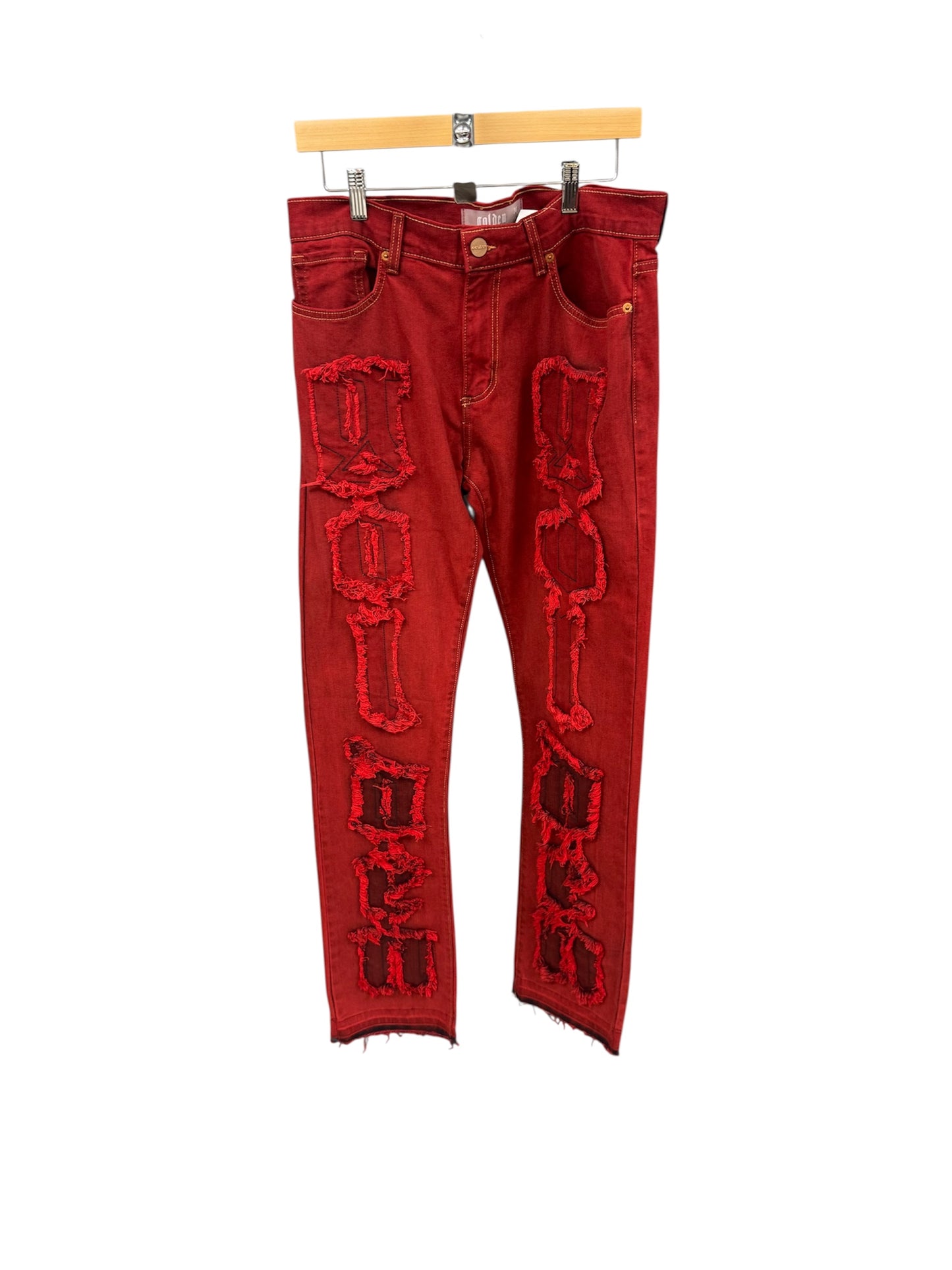 Golden La size 34 red