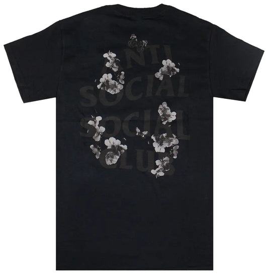 Anti social| black flower x size large