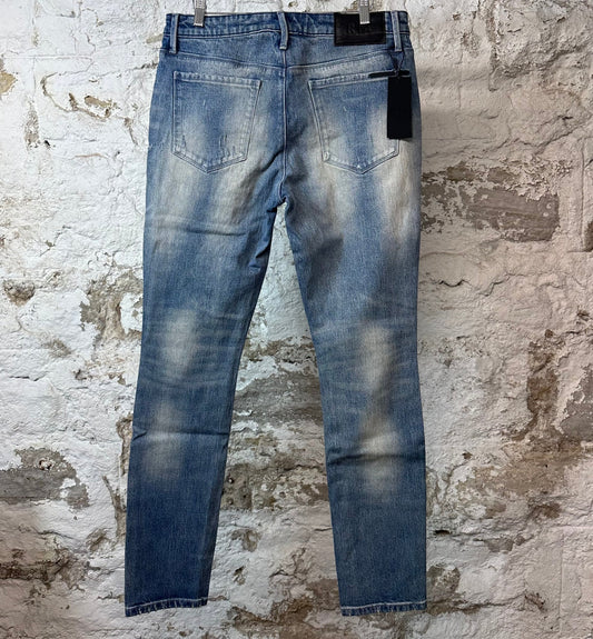 RTA Bryant Skinny Blue Denim Jeans size 33