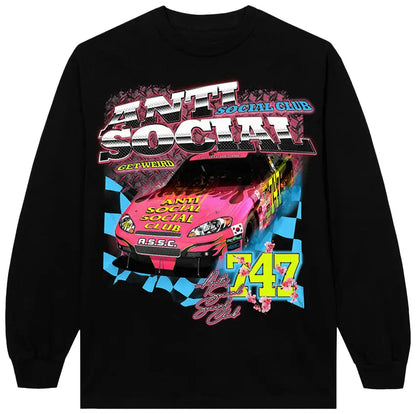 Anti social| pink car x size XL