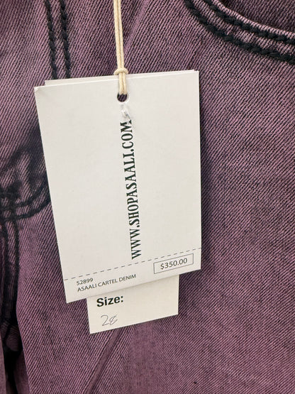 ASAALI purple jeans size 38