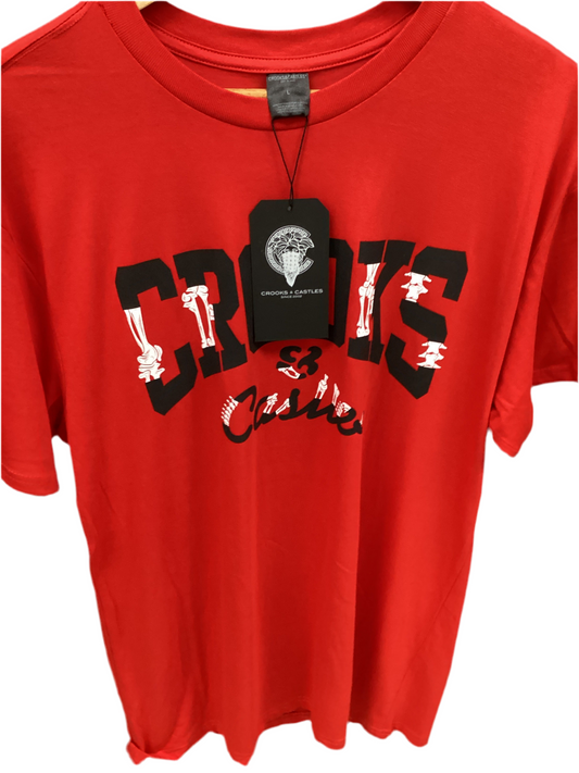 Crooks and Castles Red Shirt Size L