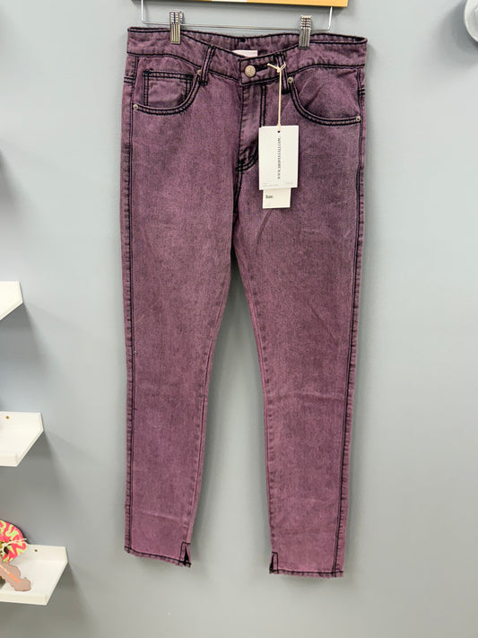 ASAALI purple jeans size 32