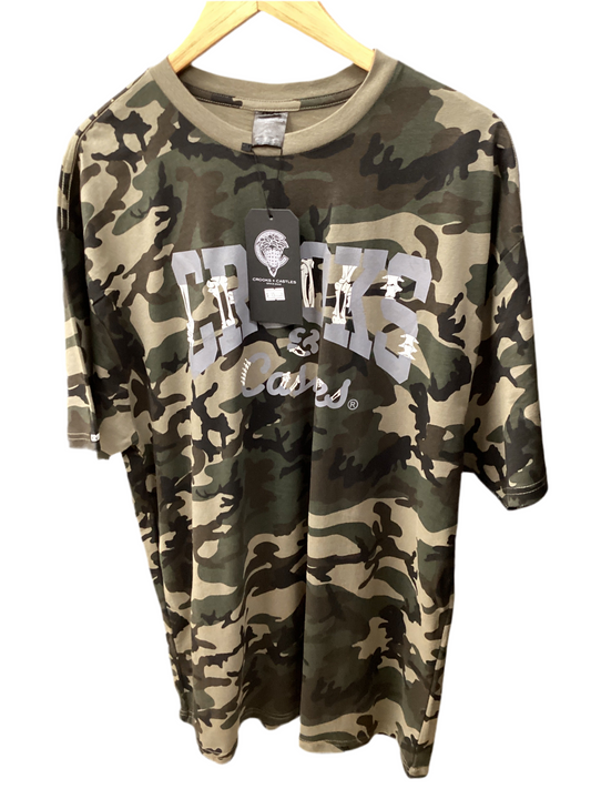 Crooks and Castles Camo Shirt Size LG