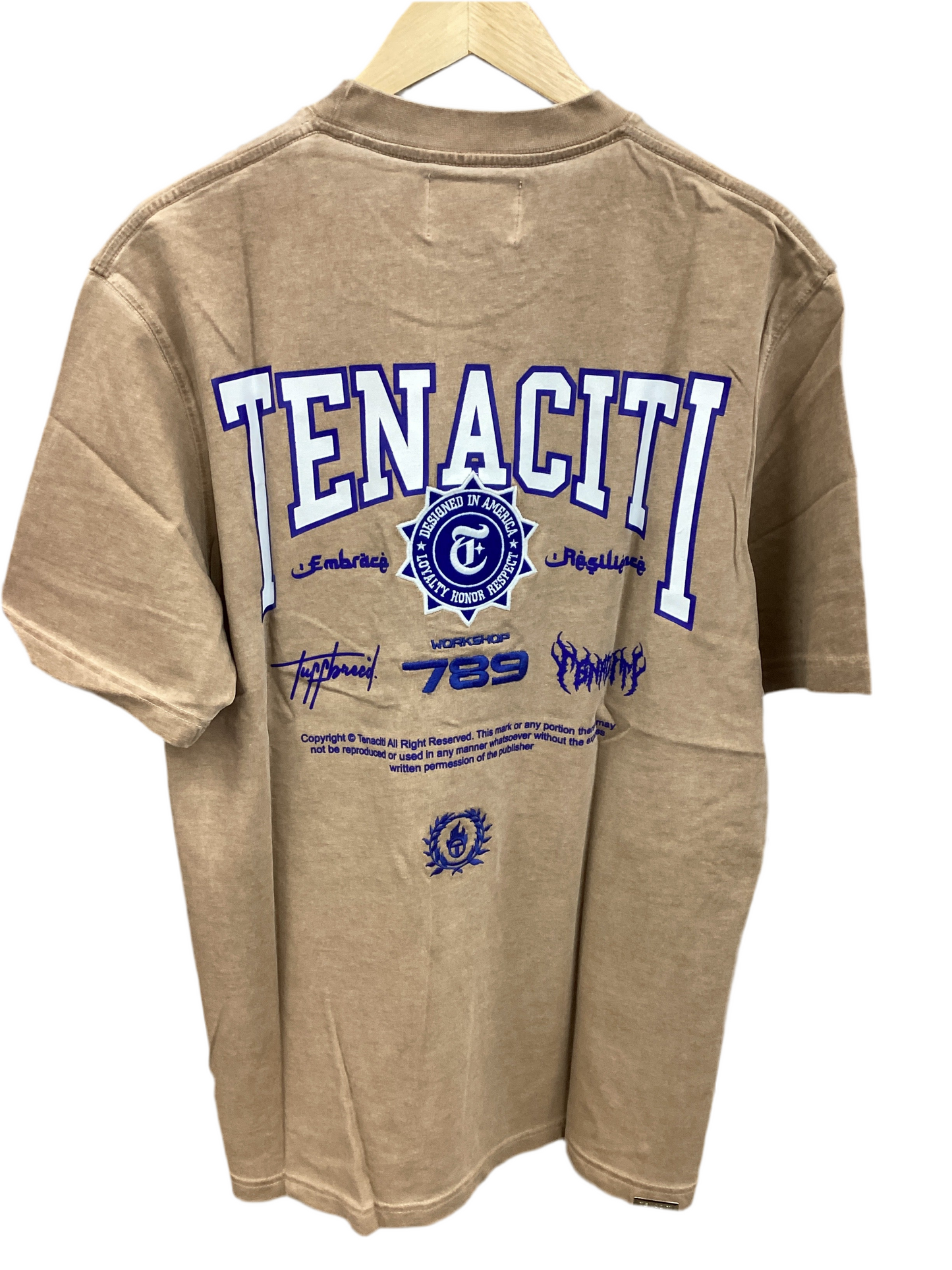 Tan TENACITI Tee Size XL