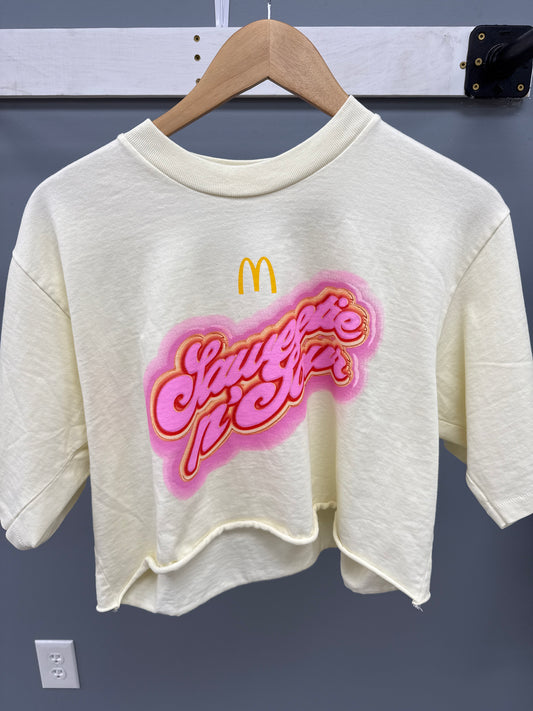 Saweetie X McDonald’s Cropped T-Shirt Size M