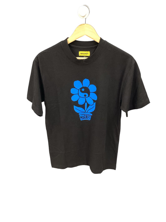 Market Studios Ying Yang flower Tee size small
