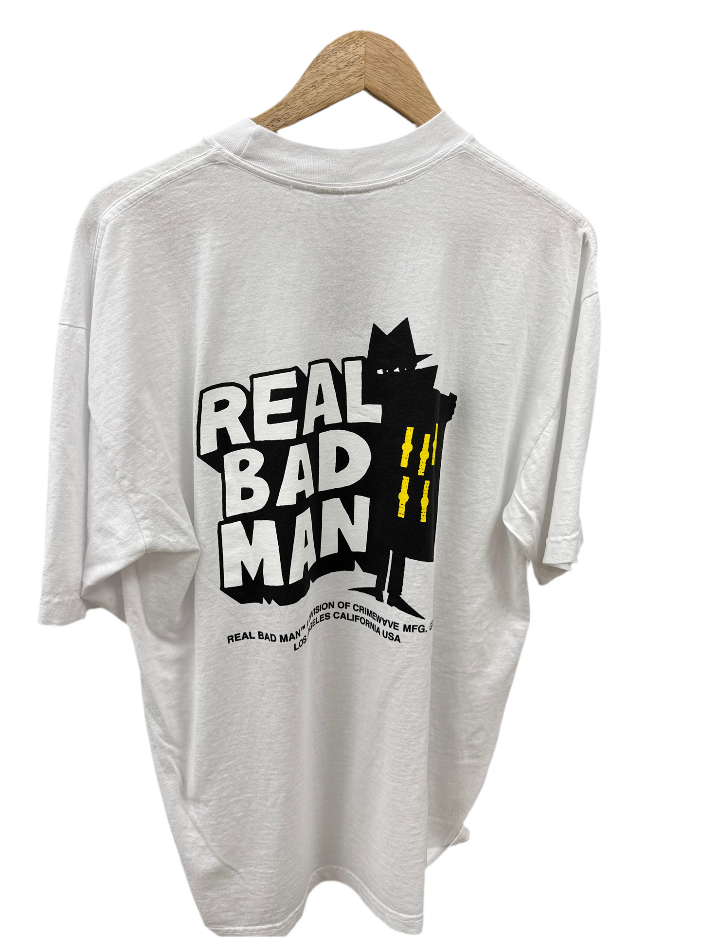 Real Bad Man x Gramicci White T-Shirt Size L