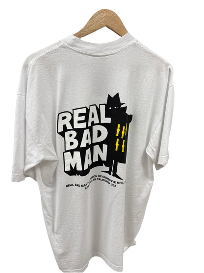 Real Bad Man x Gramicci White T-Shirt Size L