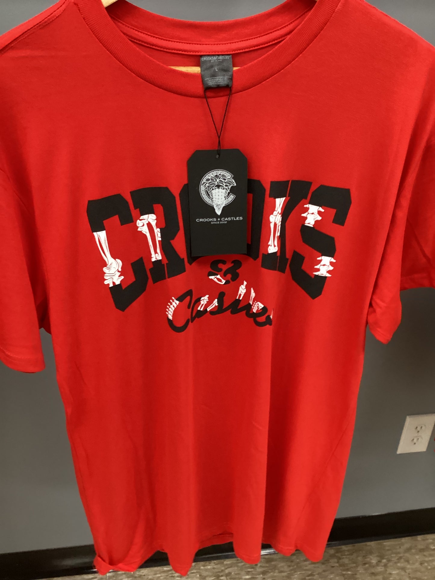 Crooks and Castles Red Shirt Size L