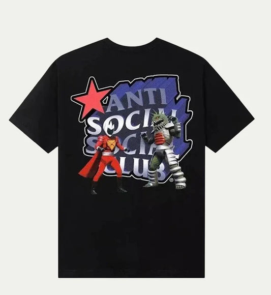 Anti Social Social Club Intergalactic Black Tee Size-M