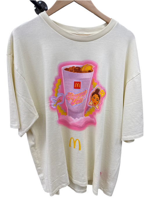 McDonald’s Saweet Tea White T-Shirt Size M