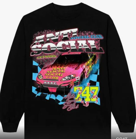 Anti Social Social Club Speechless Crewneck Black Size-S-2XL