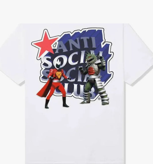 Anti Social Social Club Intergalactic White Tee Size-S-XL