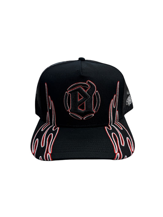 Evil Vice Black and Red Hat
