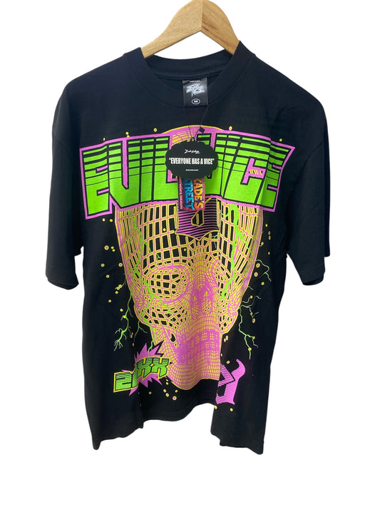 Evil Vice Neon Skull Tee M