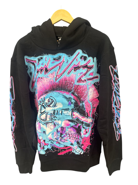 Evil Vice hoodie blue helmet size Small