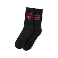 Anti socks black/pink